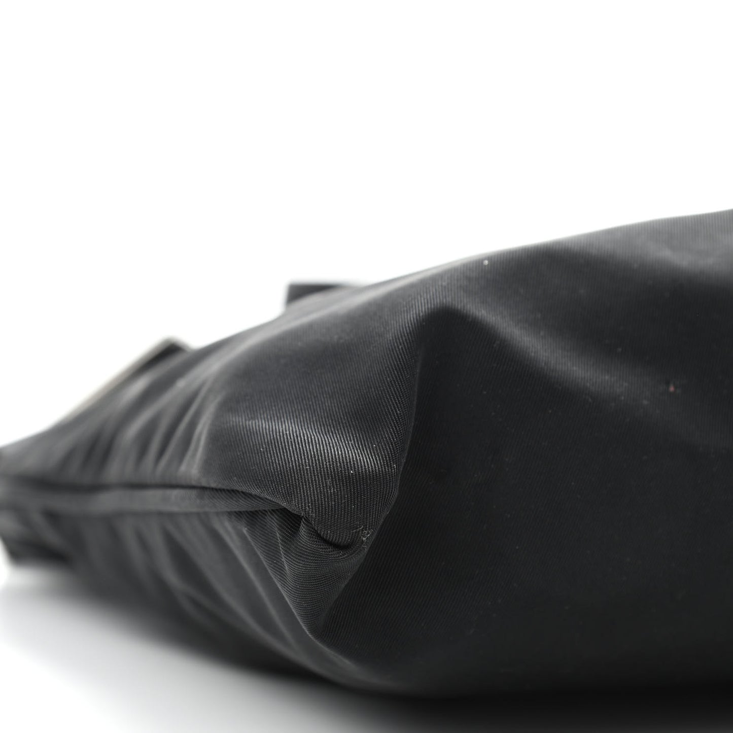 Nylon Messenger Bag Black