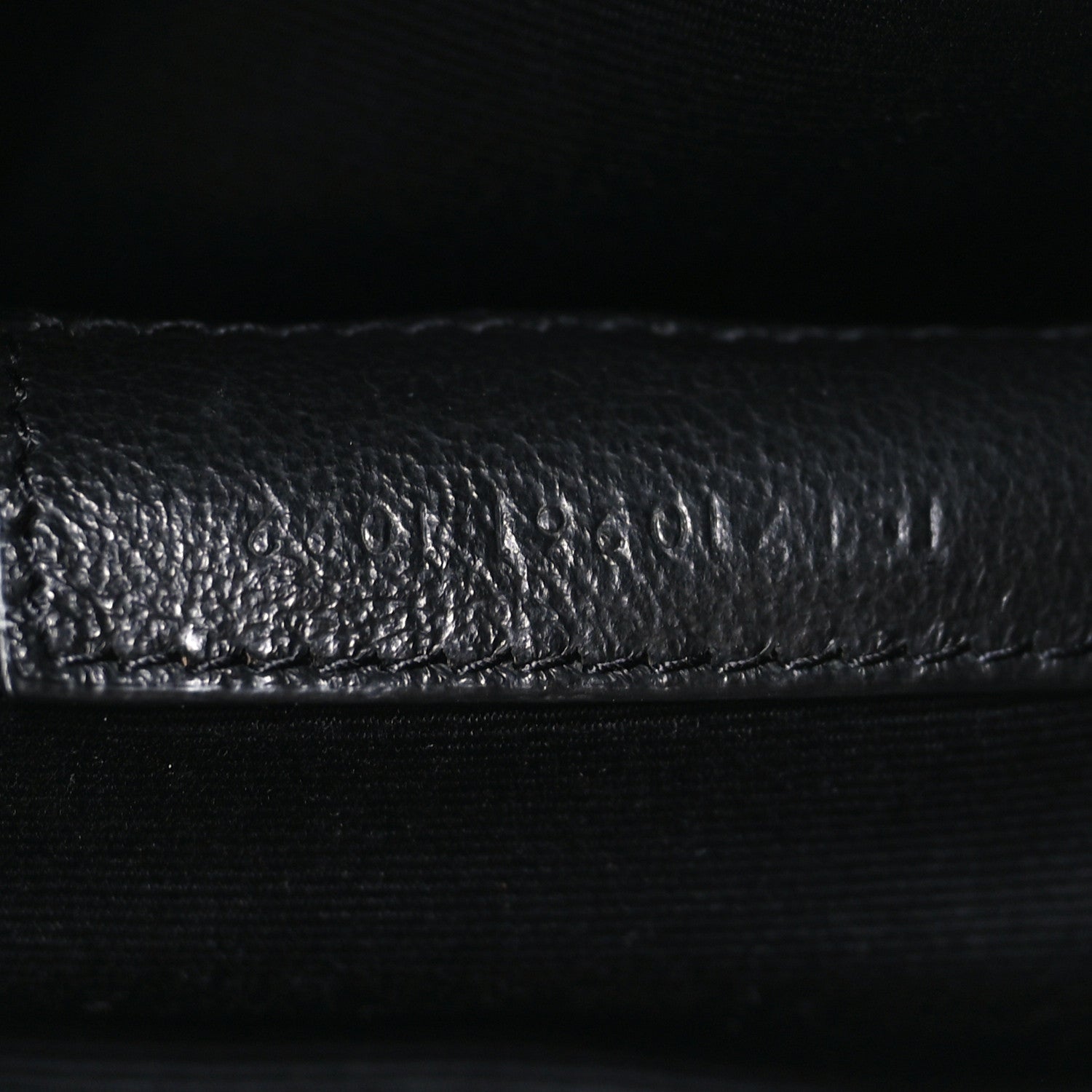 Saint Laurent Wool Calfskin Rive Gauche Bucket Bag Black Gold 8 of 11