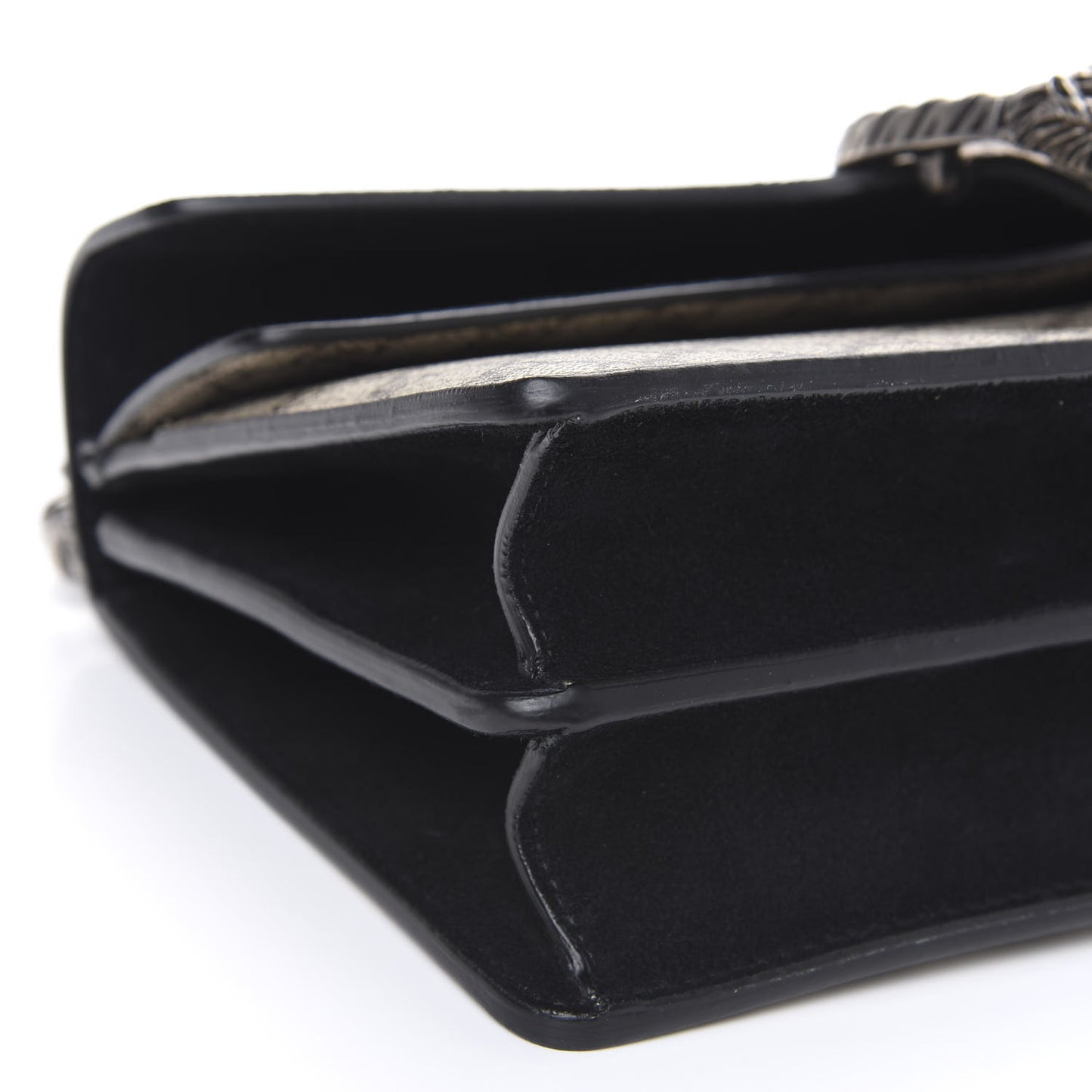 GG Supreme Monogram Small Dionysus Shoulder Bag Black