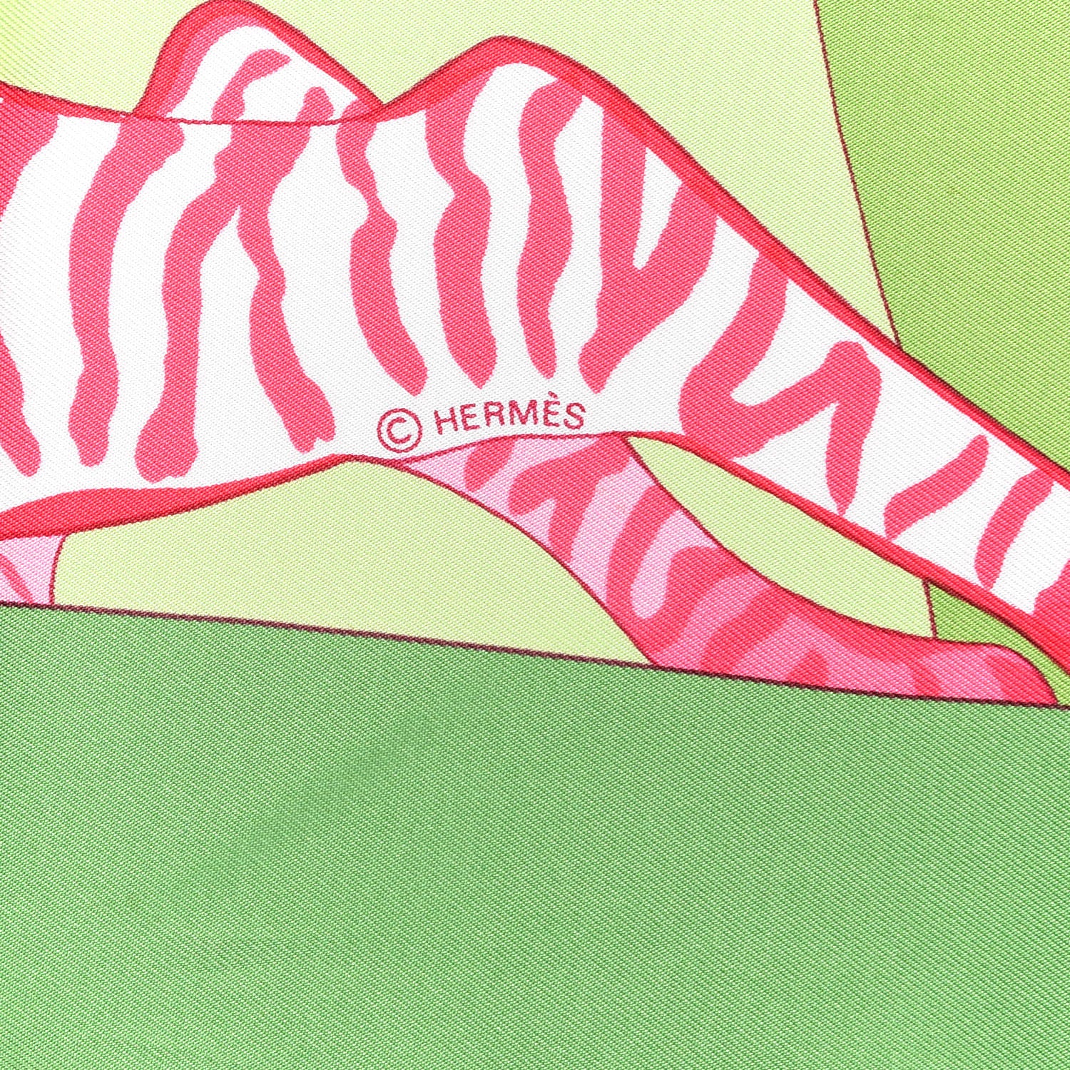 Hermes Silk Les Zebres II Scarf 90 3 of 4