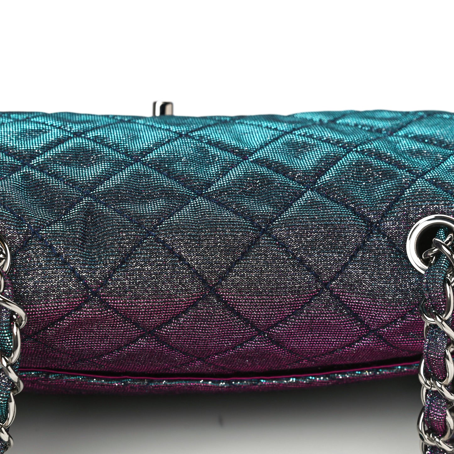 Iridescent Glitter Fabric Jumbo Single Flap Multicolor