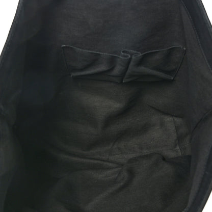 Gucci Nubuck Brocade Medium Soft Stirrup Tote Black 5 of 9