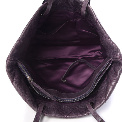 Chanel Glazed Calfskin Large On The Road Tote Purple 5 of 11
