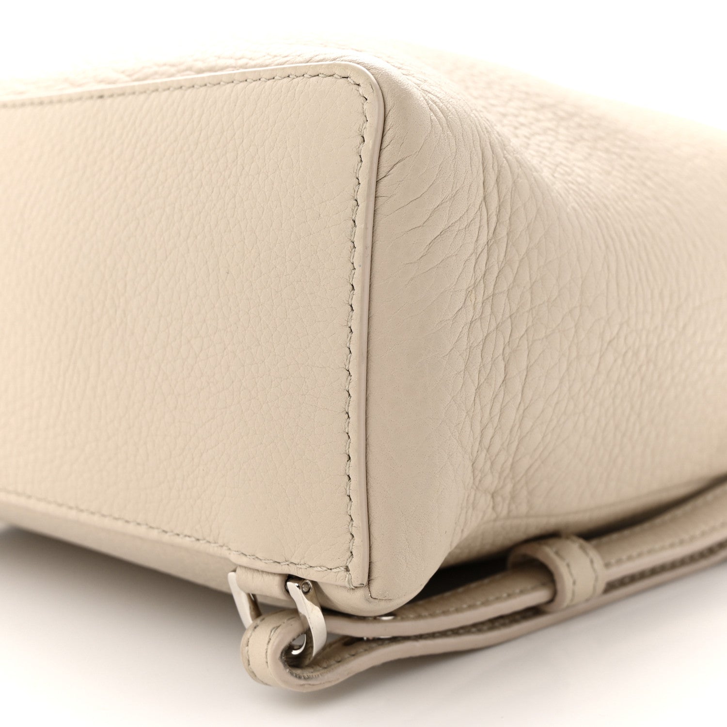 Loro Piana Grained Calfskin Extra Pocket L23.5 Backpack Dust Stone 9 of 16