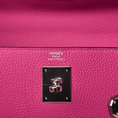 Hermes Togo Kelly Retourne 28 Rose Pourpre 8 of 12