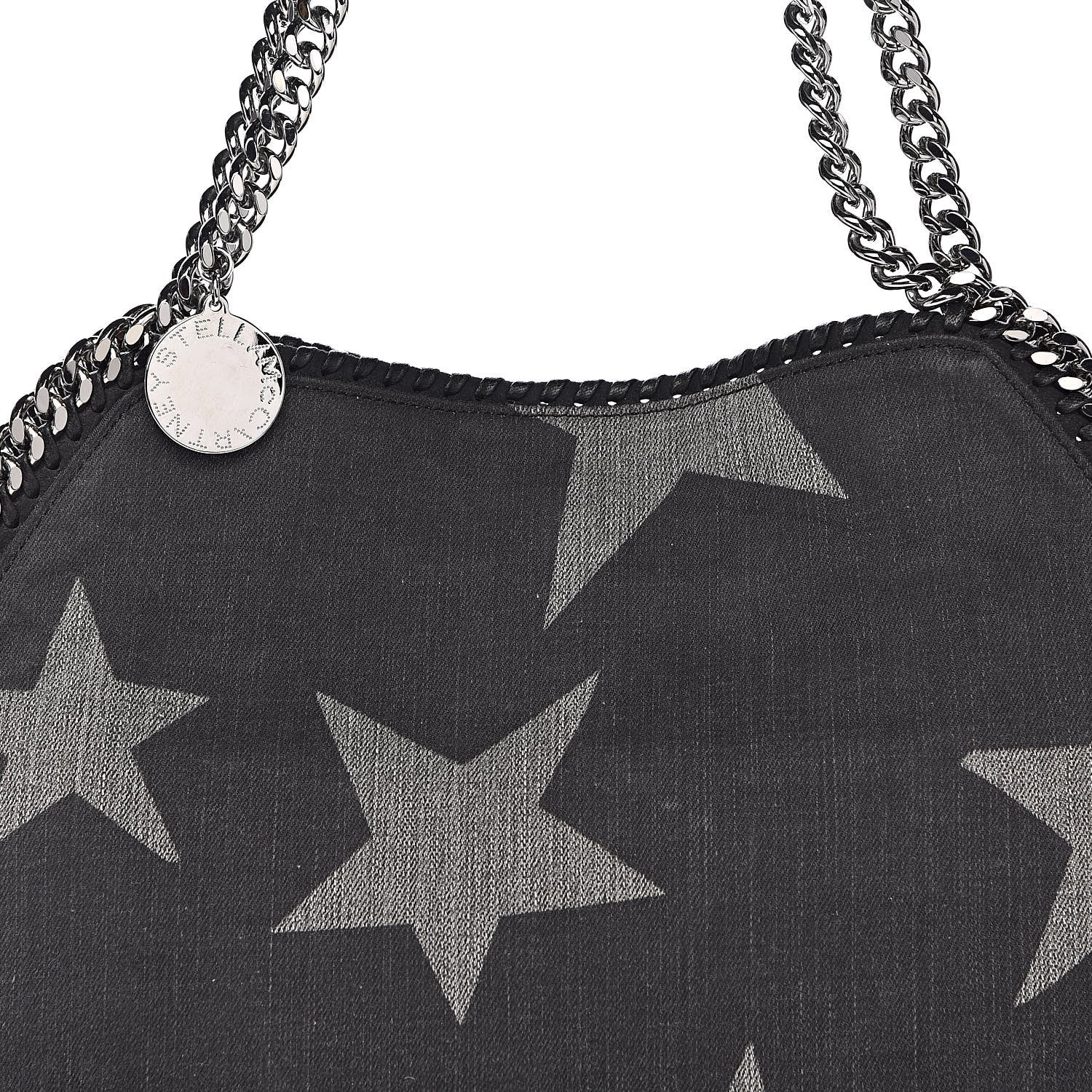 Stella McCartney Denim Star Small Falabella Tote Black 12 of 12
