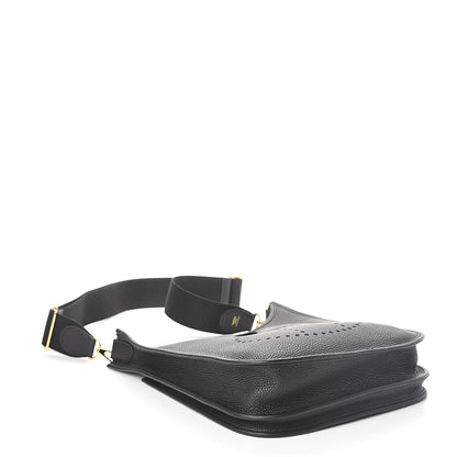 Hermes Taurillon Clemence Evelyne III PM Black 4 of 10