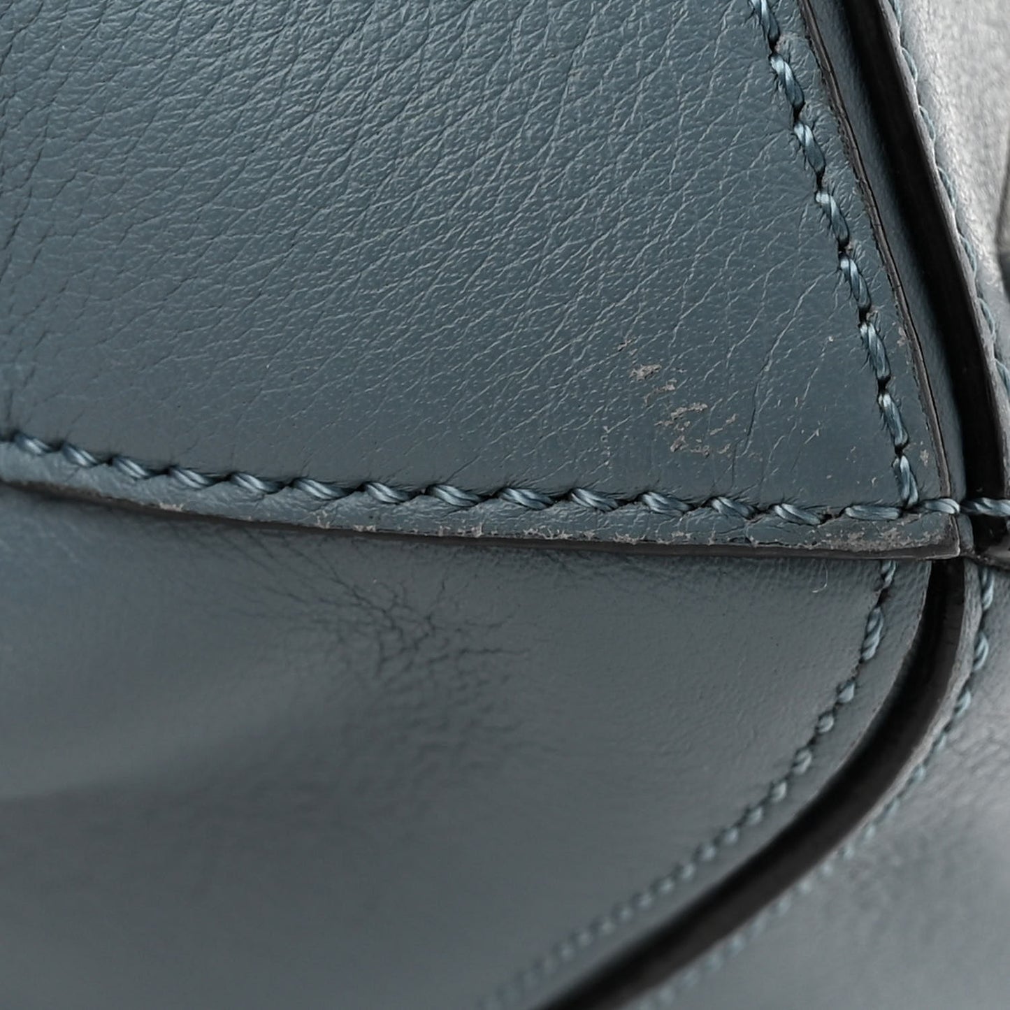 Calfskin Medium Puzzle Bag Stone Blue