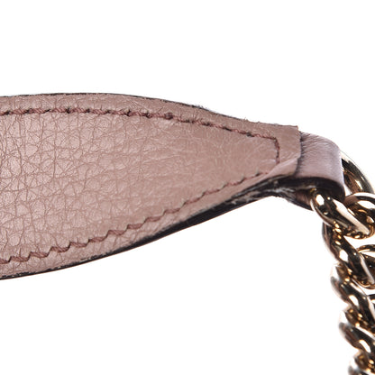 Gucci Pebbled Calfskin Medium Soho Chain Shoulder Bag Dark Cipria 15 of 21