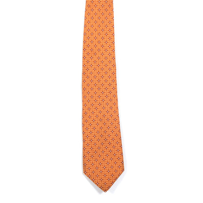 Louis Vuitton Silk Mens Neck Tie Orange 3 of 5