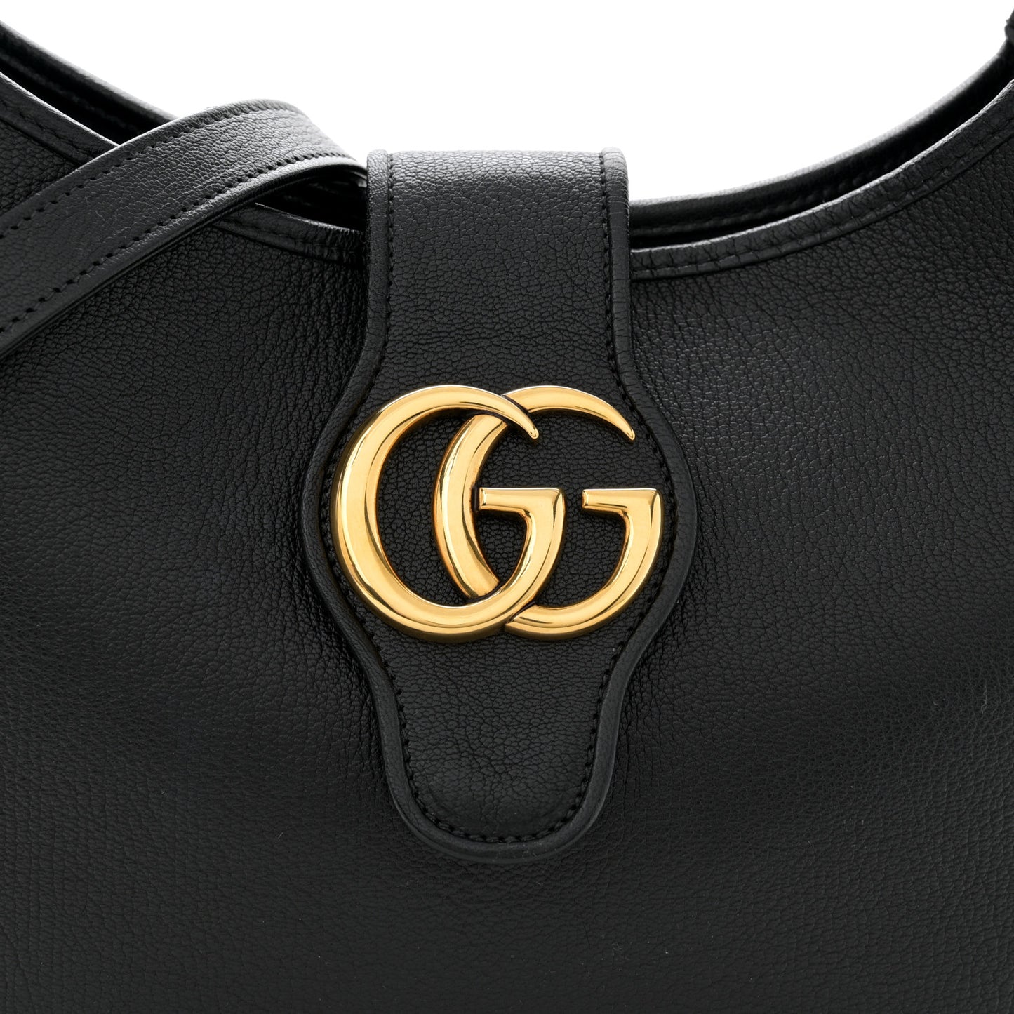 Goatskin Medium Aphrodite Shoulder Bag Black
