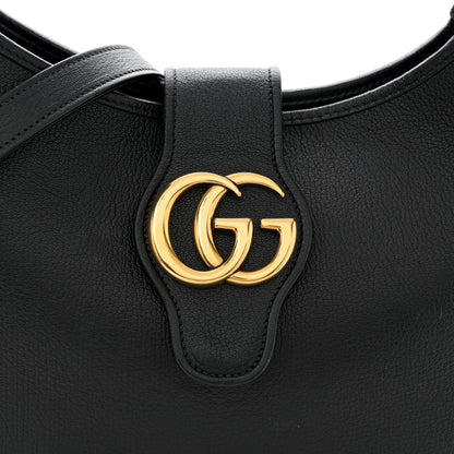 Gucci Goatskin Medium Aphrodite Shoulder Bag Black 8 of 12