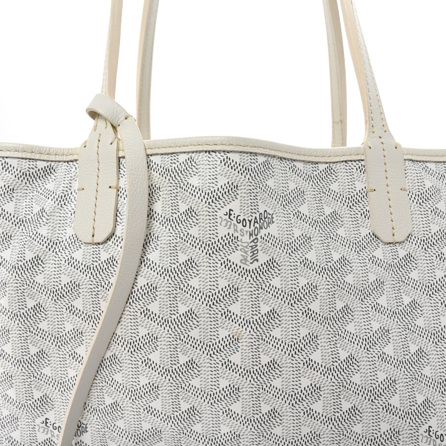 Goyard Goyardine Saint Louis PM White 7 of 9