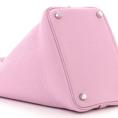 Hermes Taurillon Clemence Picotin Lock 18 PM Mauve Sylvestre 9 of 11