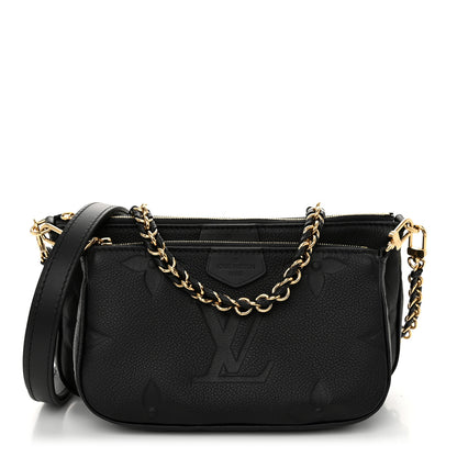 Louis Vuitton Empreinte Monogram Giant Multi Pochette Accessories Black 1 of 10