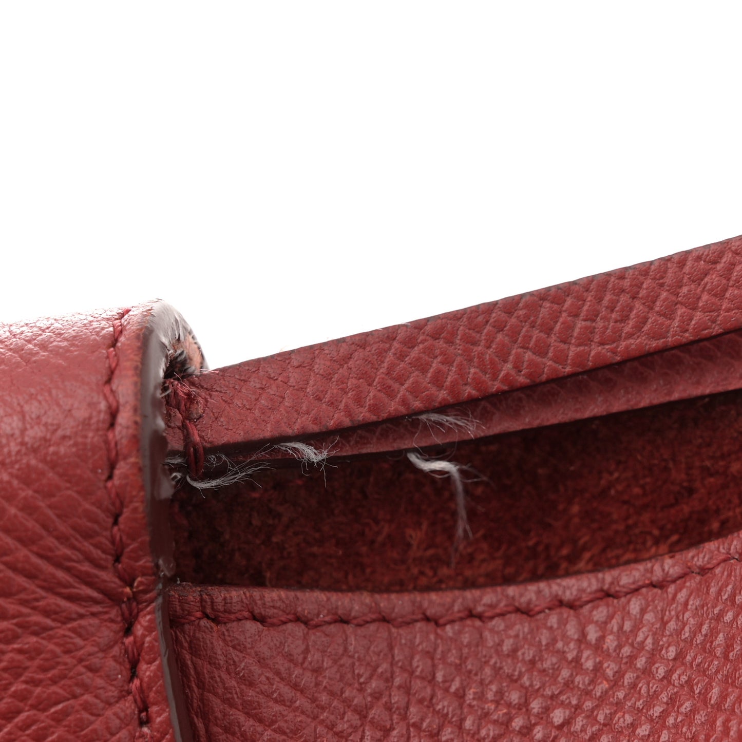 Grained Calfskin Mini Belt Bag Rust