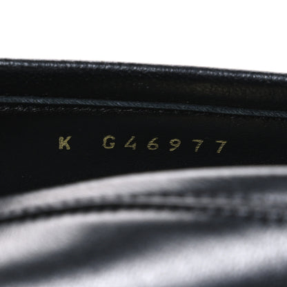 Chanel Lambskin CC Mocassin Loafers 38.5 Black 10 of 11