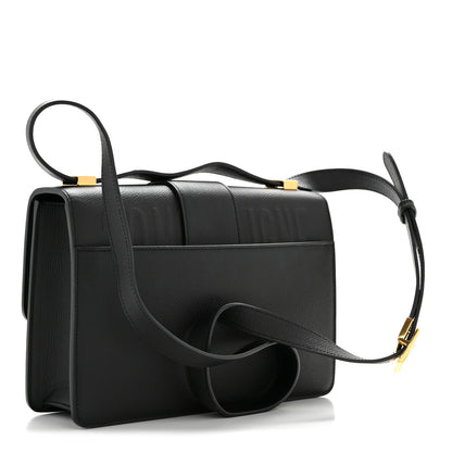 Christian Dior Grained Calfskin 30 Montaigne Flap Bag Black 3 of 14