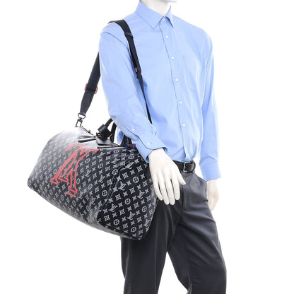 Louis Vuitton Monogram Upside Down Keepall Bandouliere 50 Ink 2 of 16