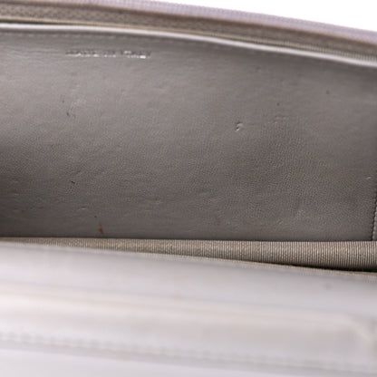 Chanel Lambskin Quilted Wallet On Chain WOC Grey 15 of 19