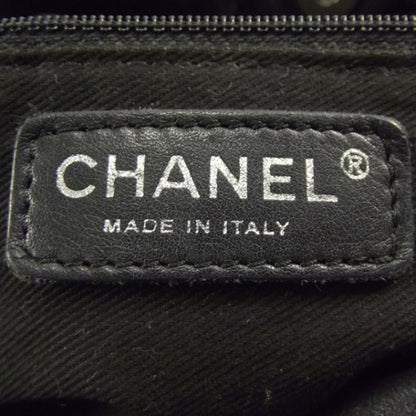 Chanel Lambskin Expandable Stitched Tote Black 9 of 14