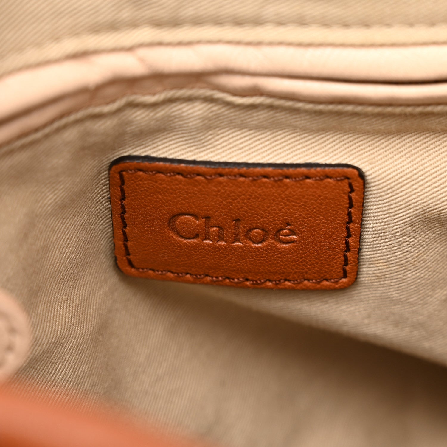 Chloe Sheepskin Medium Military Paraty Armagnac 6 of 13