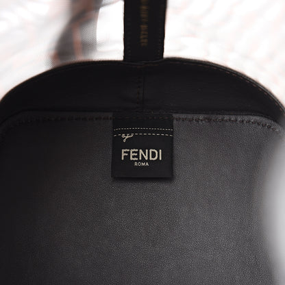 Fendi Mesh Vitello Grace F is Fendi FF 1974 Grande Mon Tresor Bucket Bag Marrone Black Ebano 5 of 10