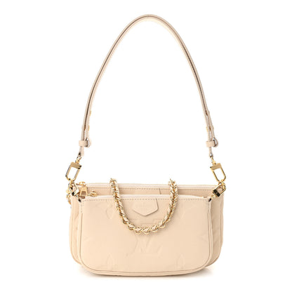 Louis Vuitton Empreinte Monogram Giant Multi Pochette Accessories Cream 1 of 10