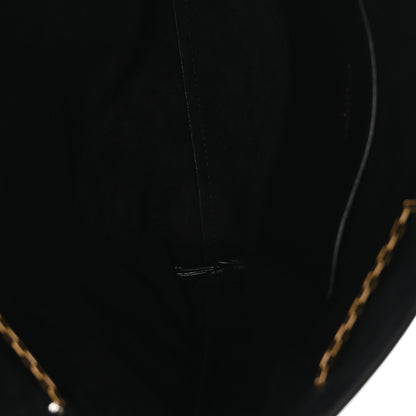 Saint Laurent Lambskin Pochon Shoulder Bag Black 5 of 10