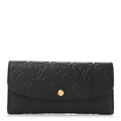 Louis Vuitton Empreinte Emilie Wallet Black Dune 1 of 4