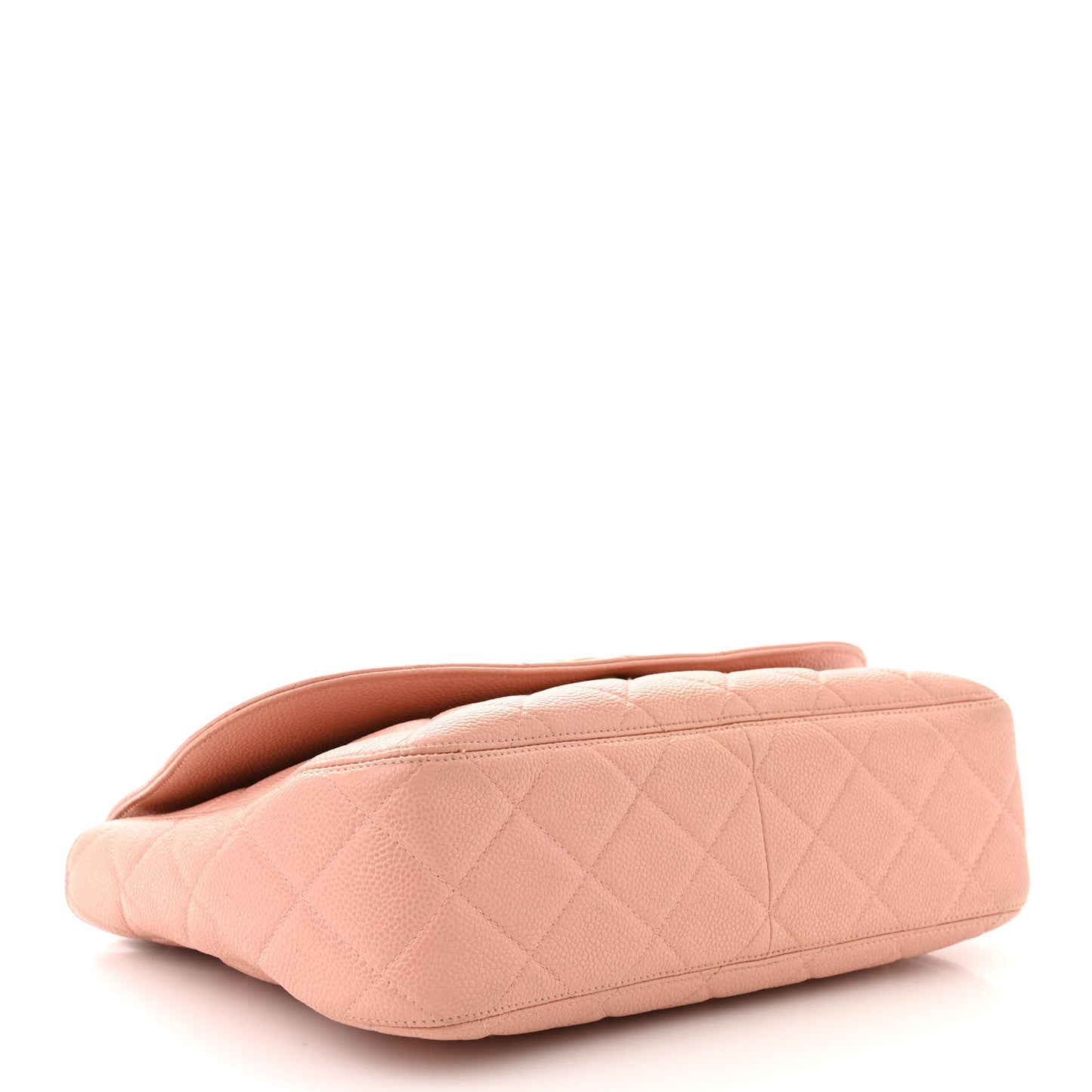 Caviar Quilted Flap Pink