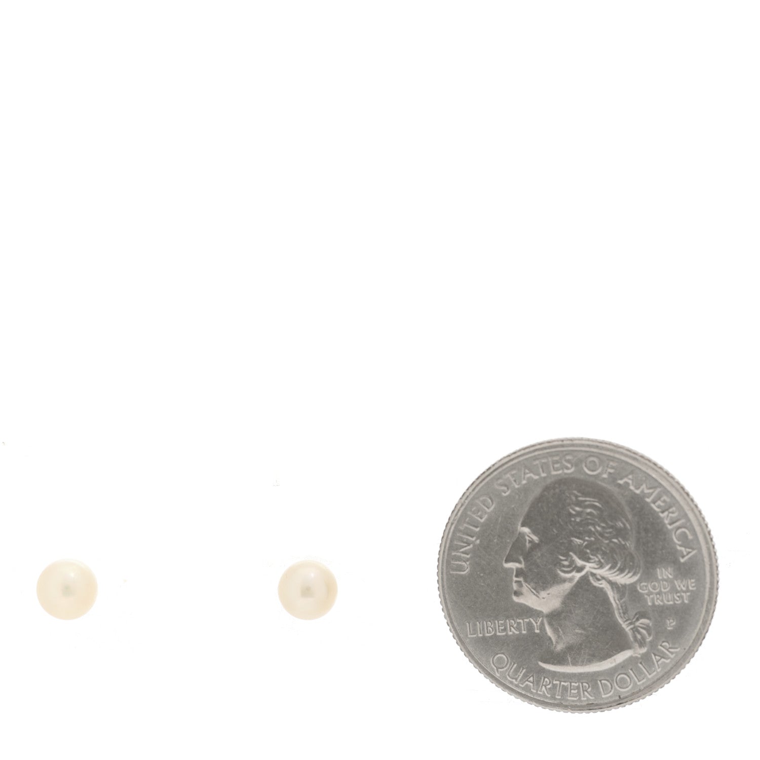 Mikimoto 18K Yellow Gold Akoya Cultured Pearl 5-5.5mm Stud Earrings 2 of 5