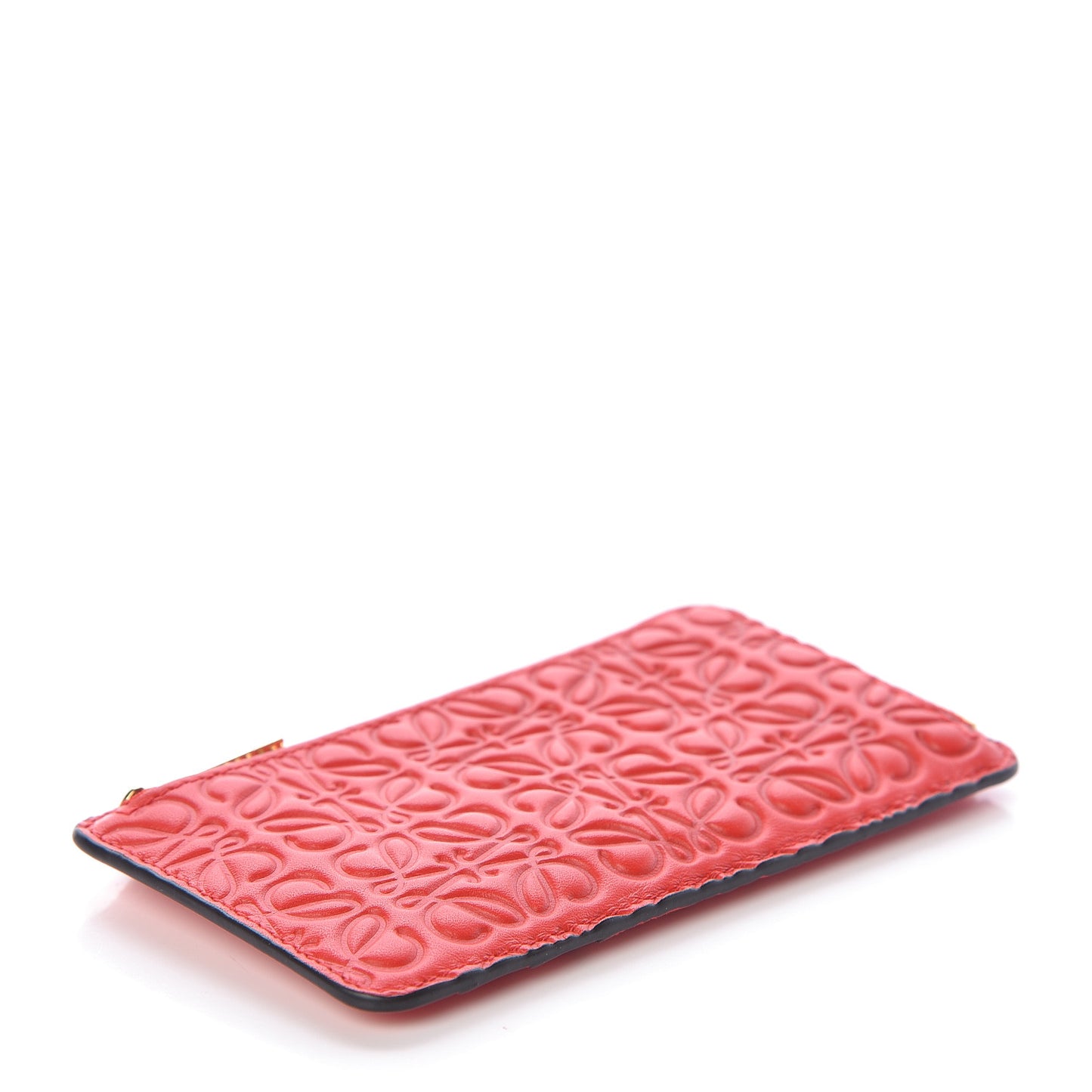 Calfskin Embossed Repeat Coin Card Holder Pomodoro