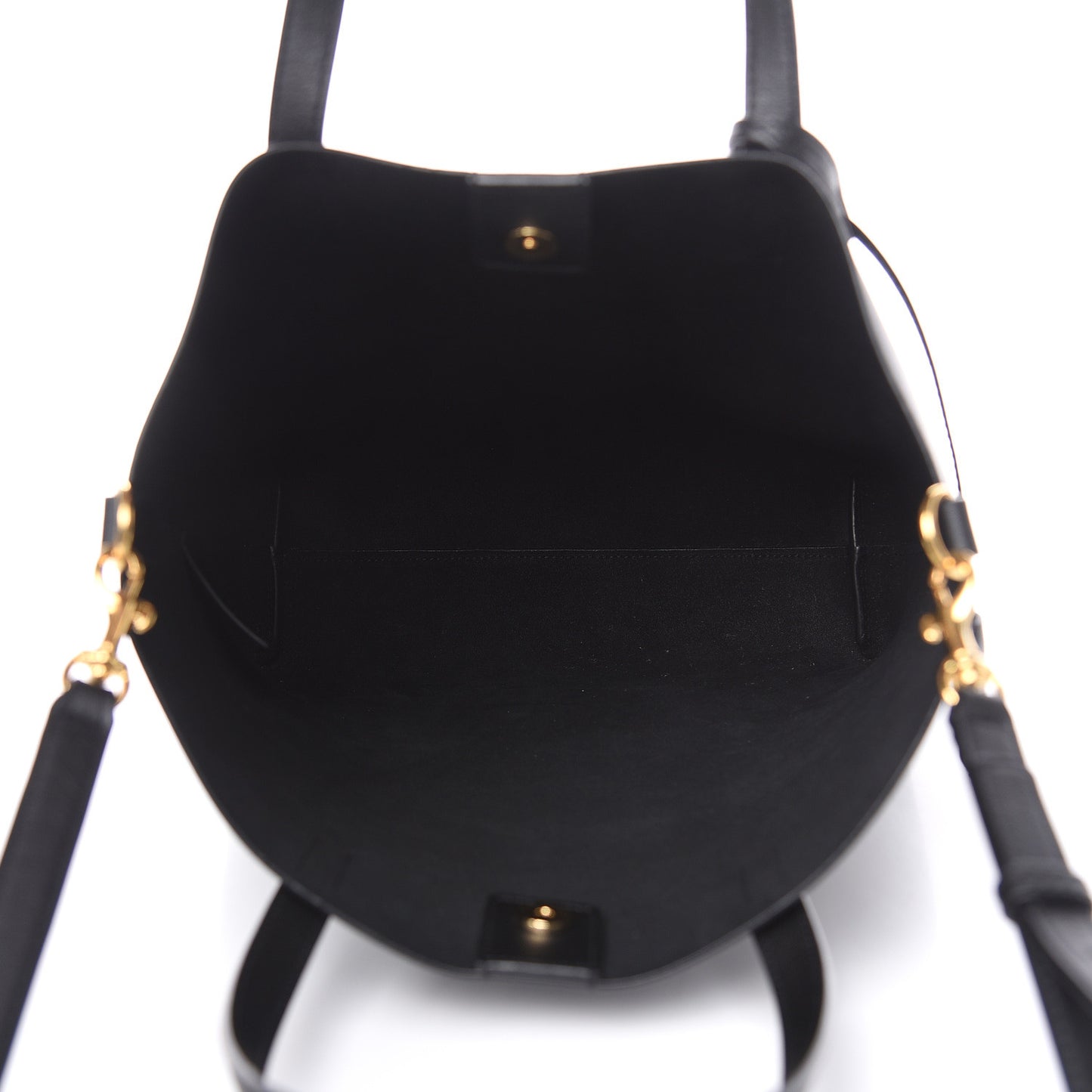 Calfskin Toy Shopping Tote Black