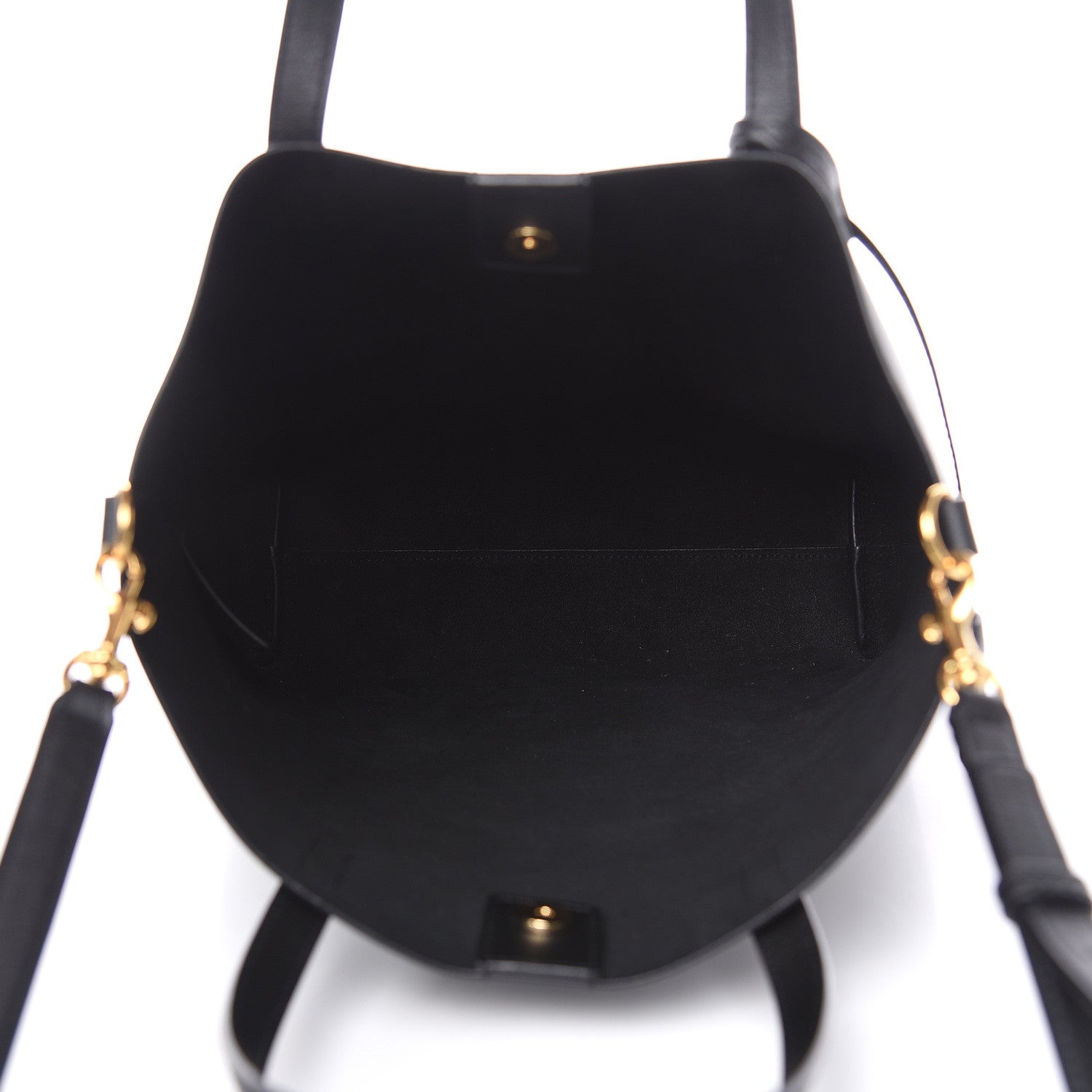 Saint Laurent Calfskin Toy Shopping Tote Black 5 of 10