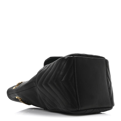 Saint Laurent Lambskin Matelasse Monogram Joe Nano Bucket Bag Black 4 of 10