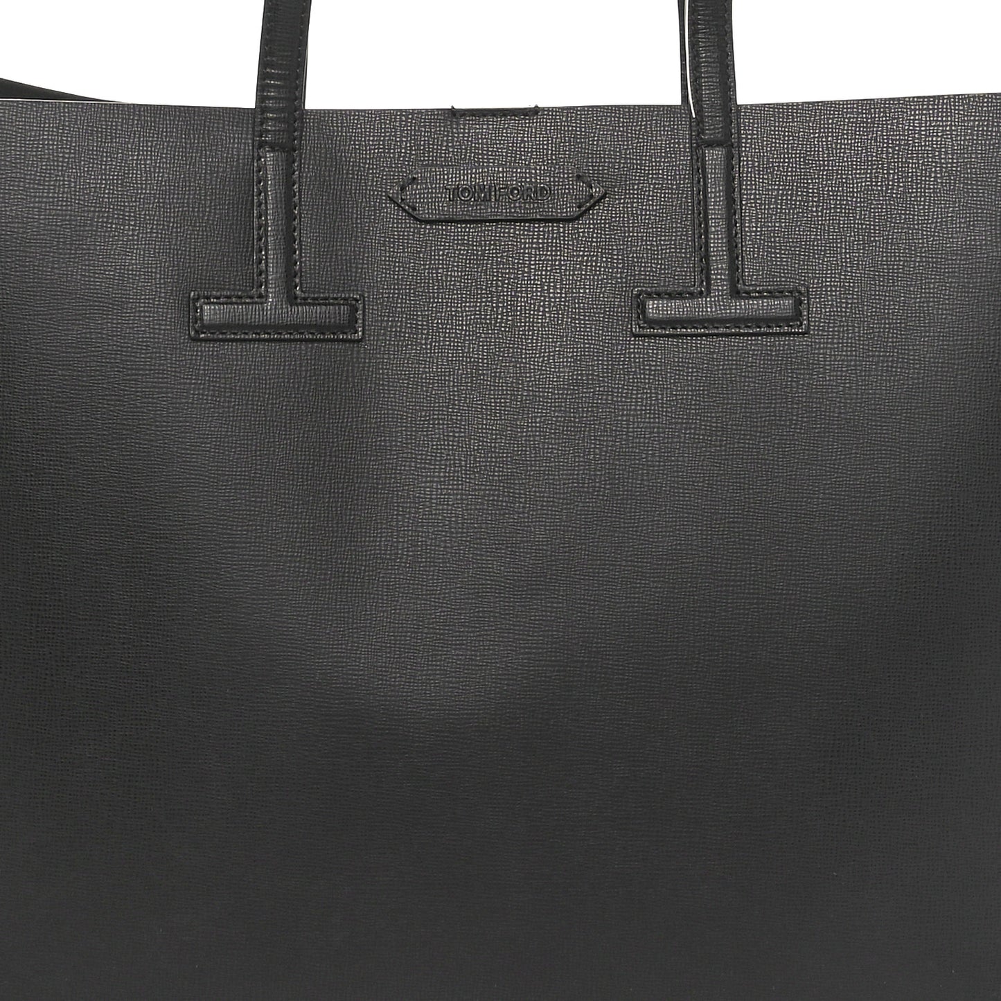 Saffiano Large T Tote Black