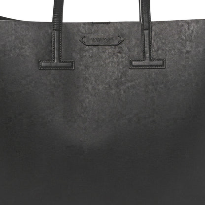 Tom Ford Saffiano Large T Tote Black 7 of 9