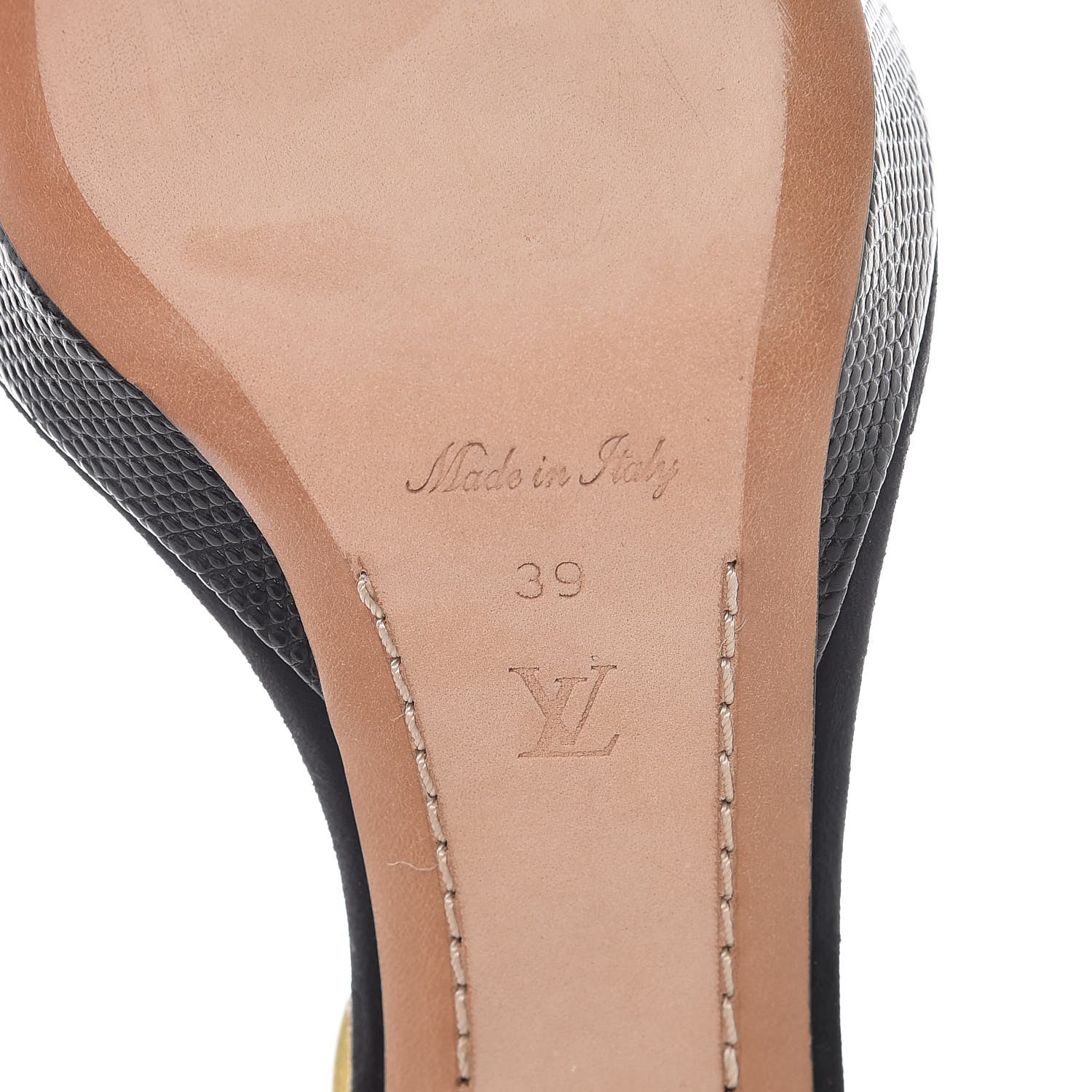 Louis Vuitton Artiface Suede Sandal Heels 39 Black 8 of 12