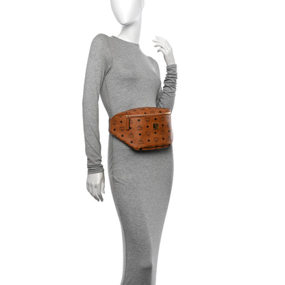 MCM Visetos Stark Belt Bag Cognac 2 of 10