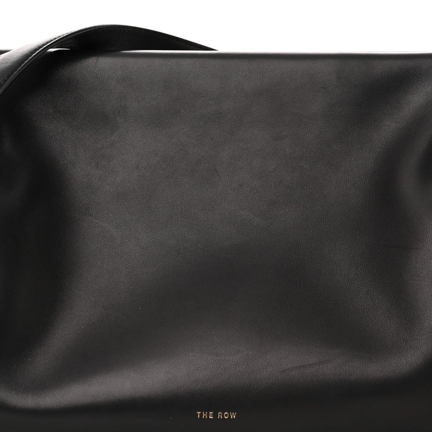 The Row Saddle Calfskin Sienna Shoulder Bag Black 7 of 9