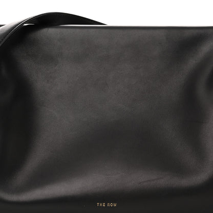 The Row Saddle Calfskin Sienna Shoulder Bag Black 7 of 9
