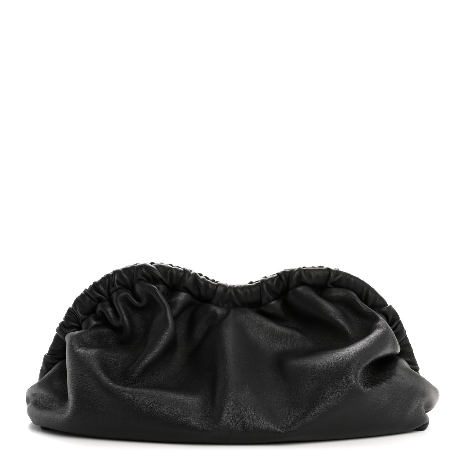 Mansur Gavriel Lambskin Cloud Clutch Black Flamma 1 of 9