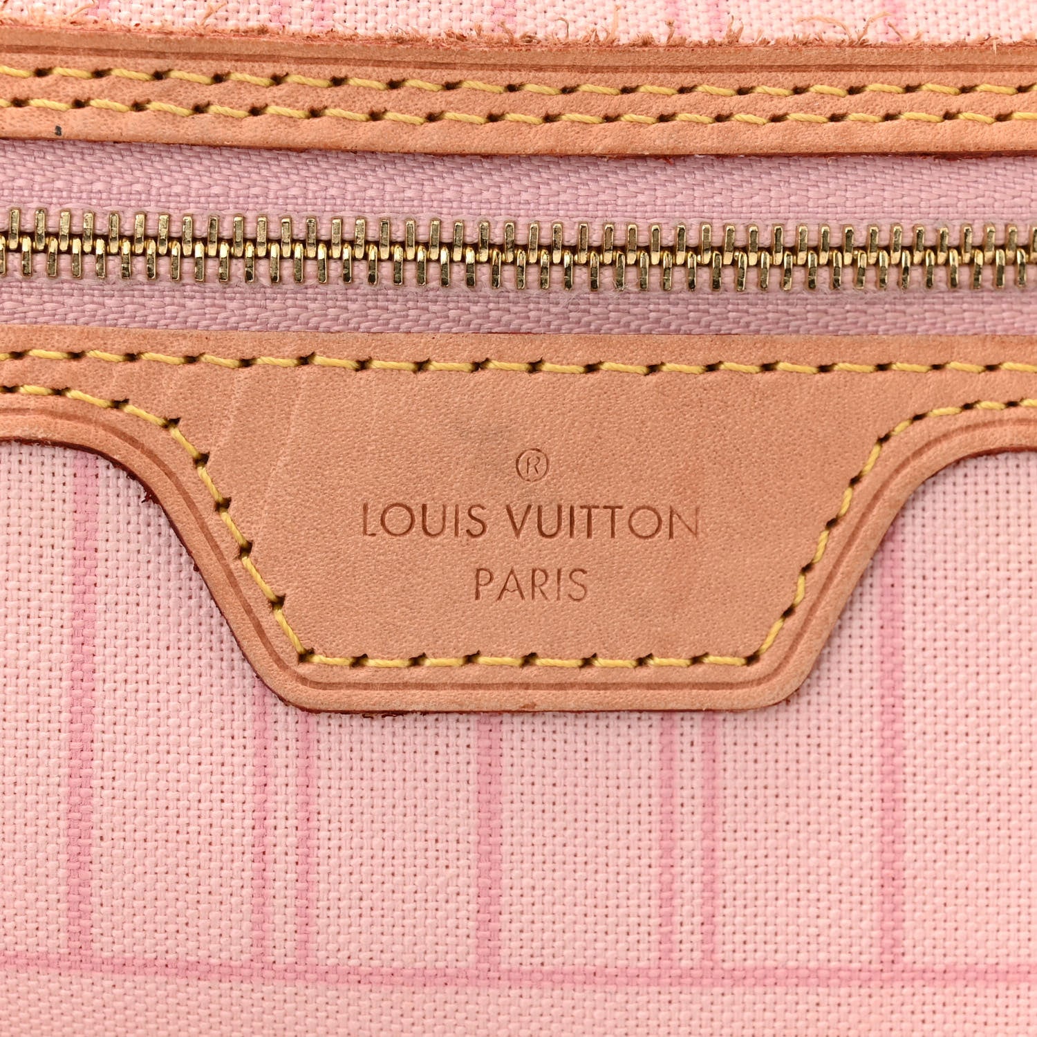 Louis Vuitton Damier Azur Neo Neverfull MM Rose Ballerine 7 of 10