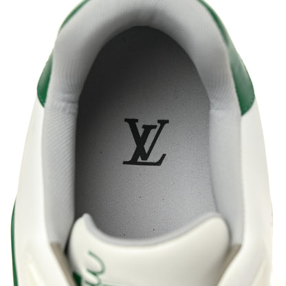 Louis Vuitton Calfskin Mens LV Trainer Sneakers 12 Green 8 of 10