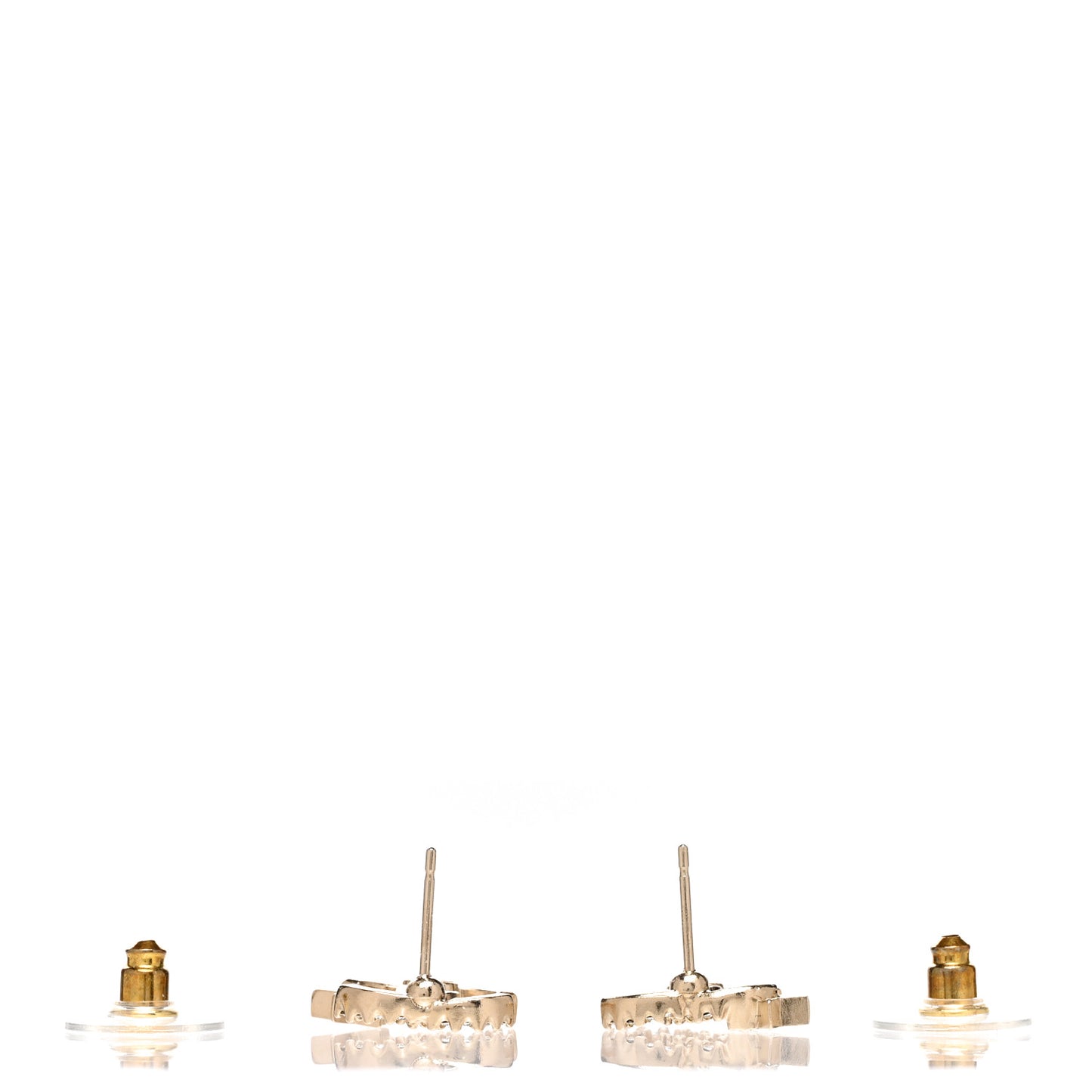 Crystal CC Starfall Earrings Gold