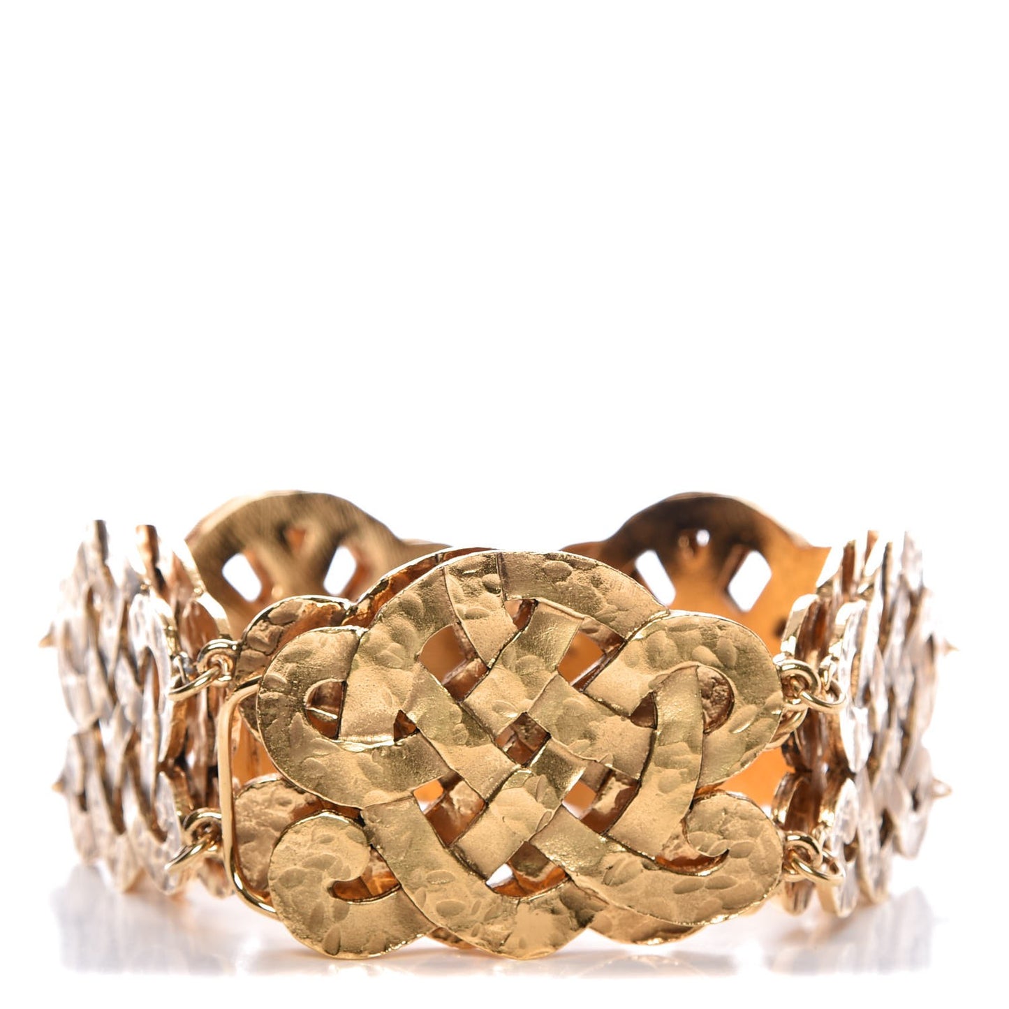 Hammered Chain Belt Gold