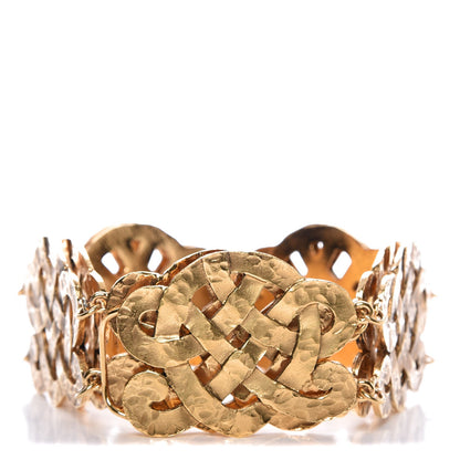 Chanel Hammered Chain Belt Gold 1 of 6