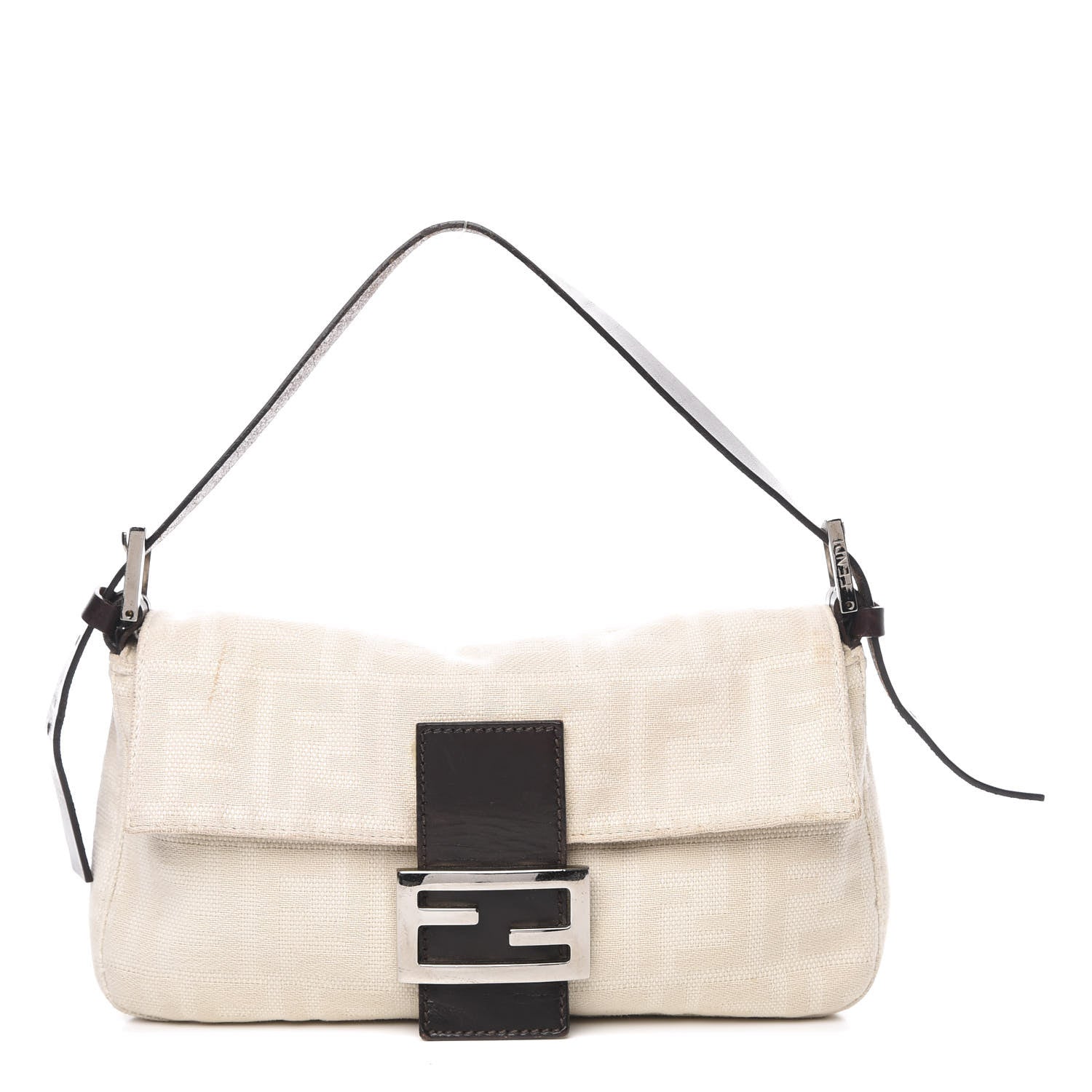 Fendi Zucca Baguette Beige 1 of 14