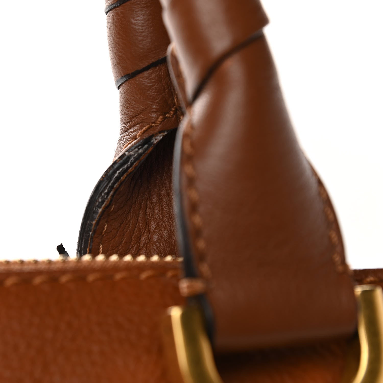 Chloe Calfskin Medium Marcie Satchel Tan 9 of 11
